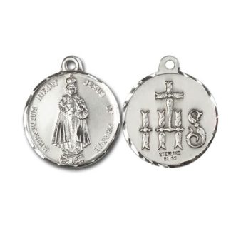 Miraculous Infant Jesus of Prague Medal Pendant