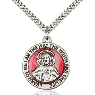 Sacred Heart of Jesus Scapular Medal Pendant