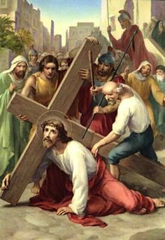 Way Of The Cross: Third Station: Our Lord Falls the First Time