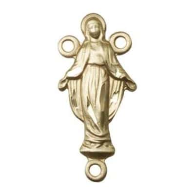 Gold Virgin Mary Rosary Center