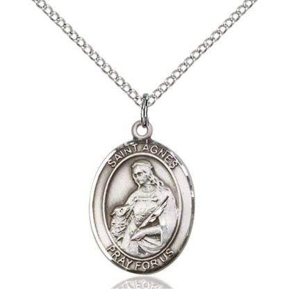 St Agnes of Rome Medal Pendant