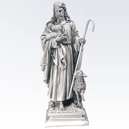 Jesus, The Good Shepherd Garden Statue