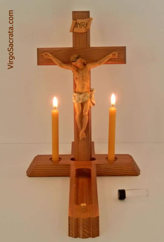 Virgo Sacrata Crucifix for the Anointing of the Sick - Last Rites