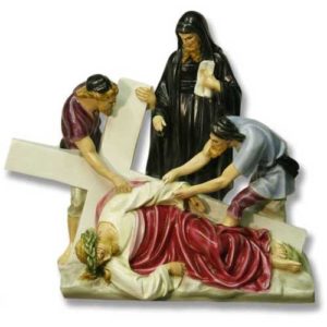 Fiberglass Colored Stations of the Cross