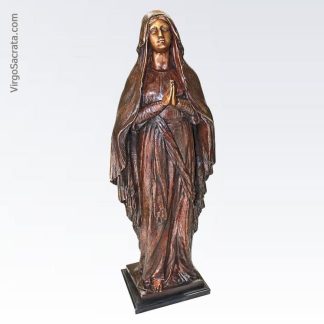 Madonna, Blessed Mother Cast Bronze Garden Statue