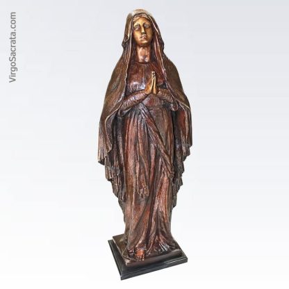 Madonna, Blessed Mother Cast Bronze Garden Statue