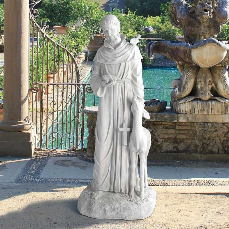Saint Francis Of Assisi Patron Saint Of Animals Garden Statue