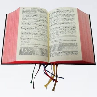 Liber Usualis Book with Gregorian Chant Notations