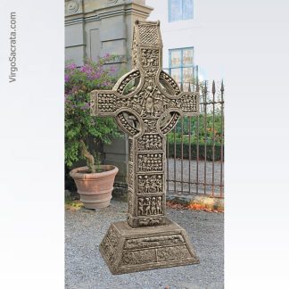 Muiredach High Celtic Cross - Irish High Cross Replica Statue