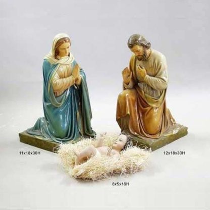 Nativity Set of Statues of Jesus Mary And Joseph