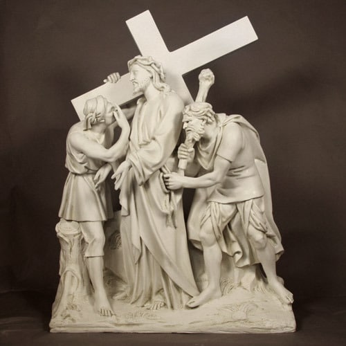 Fourteen Stations of the Cross Statuary of the Way of the Cross