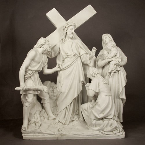 Fourteen Stations of the Cross Statuary of the Way of the Cross