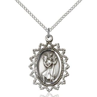 St Christopher medals, necklaces and pendants