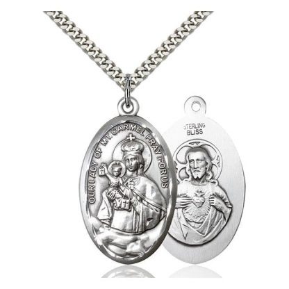 Our Lady of Mount Carmel Medal Pendant