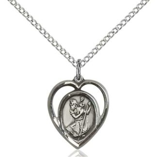 St Christopher Women's Pendant Necklace