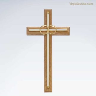 Wedding Rings Wall Cross