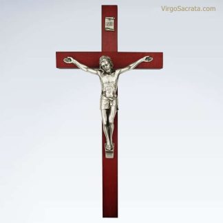 Cherry Wood Home Crucifix