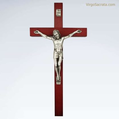 Cherry Wood Home Crucifix