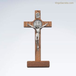 Standing Saint Benedict Crucifix