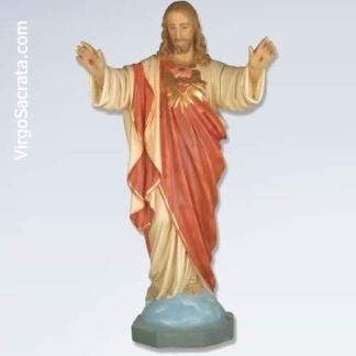 Sacred Heart of Jesus Blessing Arms Statue