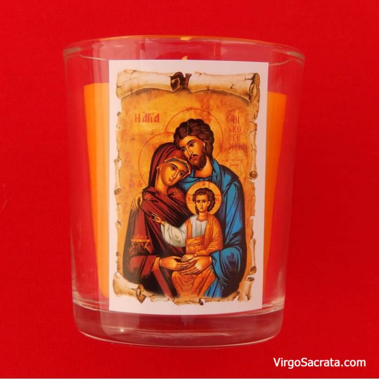 Jesus, Mary and StJoseph Votive Candles 100 Pure Beeswax