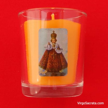 Infant Jesus of Prague Votive Candles Miraculous Image of Child Jesus