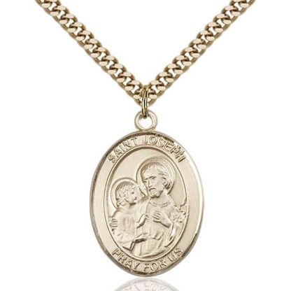 St Joseph Gold Pendant