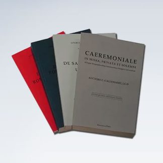 Callewaert Caeremoniale and 3 Liturgicae Institutiones Volumes