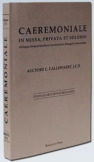 Caeremoniale in Missa, Privata et Solemn