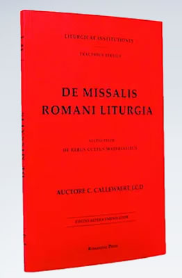 Liturgicae Institutiones—Tractatus Tertius