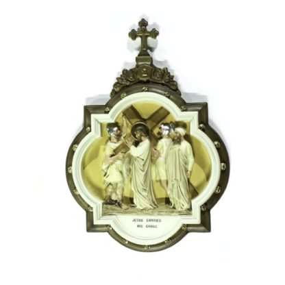 Full-Color 14 Stations of the Cross Chapel Wall Plaque ✝ Way of the Cross