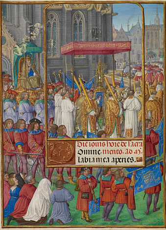Procession for Corpus Christi