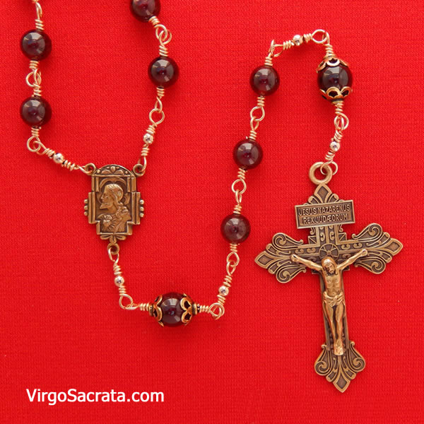 Blessed rosary, rosaries and chaplets, crosses and crucifixes