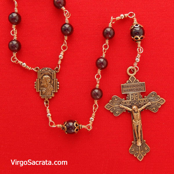 Blessed rosary, rosaries and chaplets, crosses and crucifixes