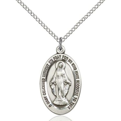 Miraculous Medal of the Immaculate Conception Pendant