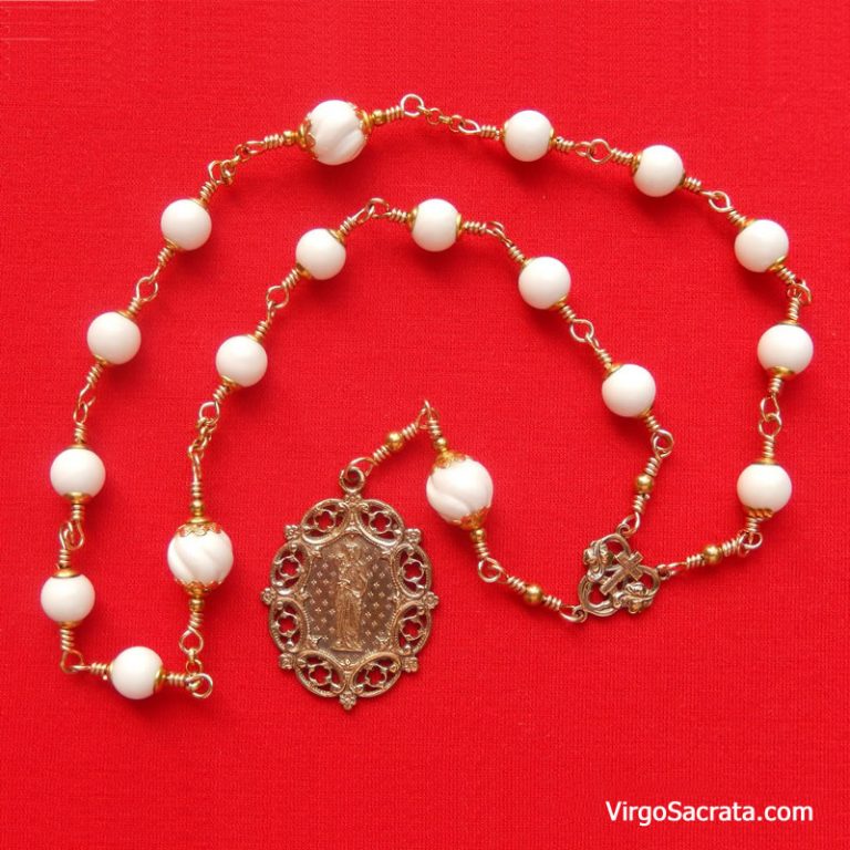 Saint Anne Chaplet WireWrapped in Bronze ⋆ Virgo Sacrata