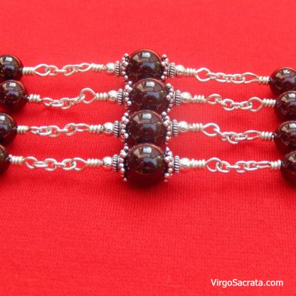 Wire-wrapped Rosary