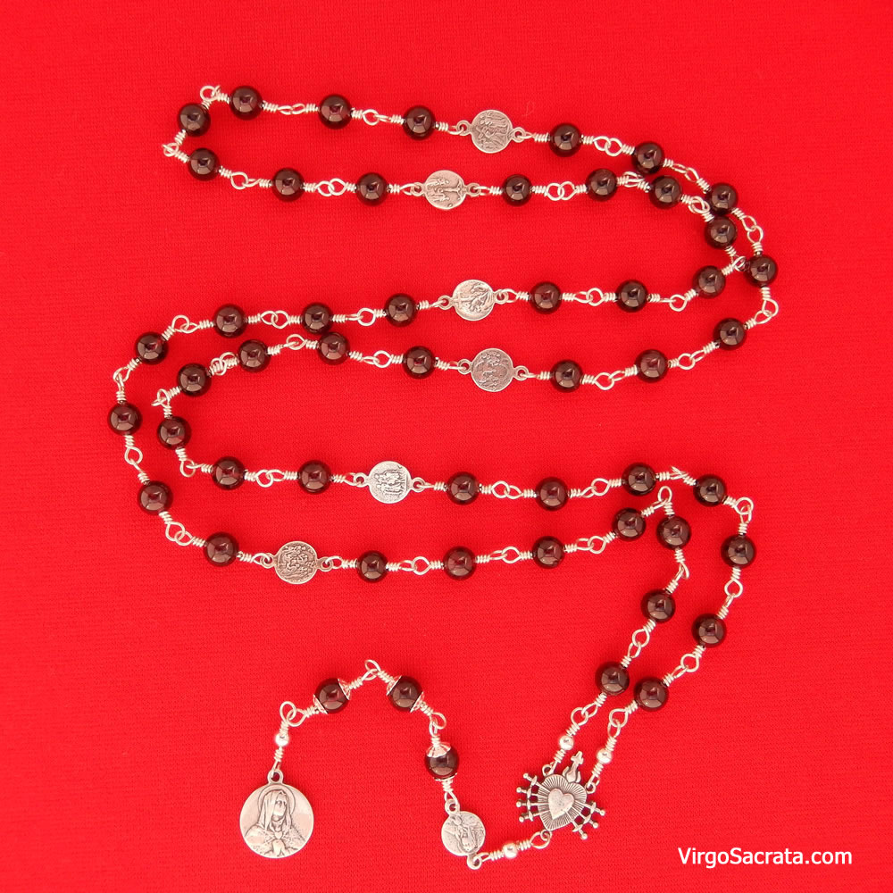 Seven Dolors of Mary, Servite Rosary, 7 Sorrows (Dolors) of Mary