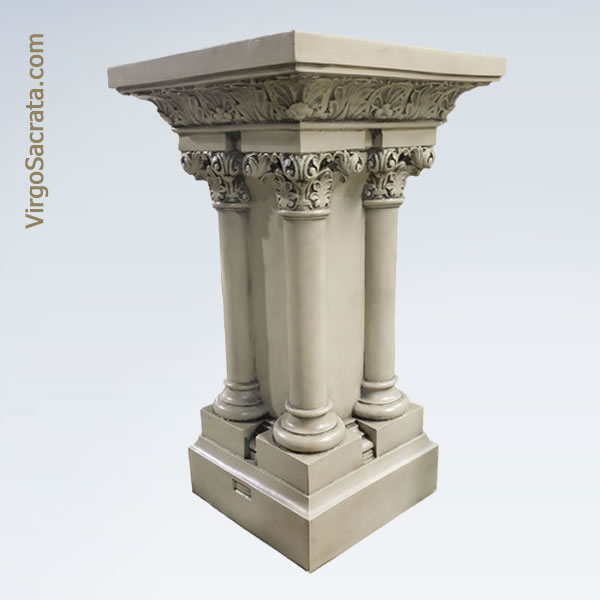 Large Pedestal with Columns