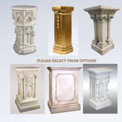 Large pedestals For Life-Size Statues and Statuary