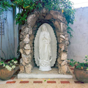 Our Lady Guadalupe Statue in Grotto