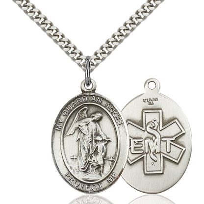 Guardian Angel EMT Medal Pendant