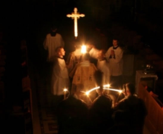 Holy Saturday Easter Vigil ceremonies