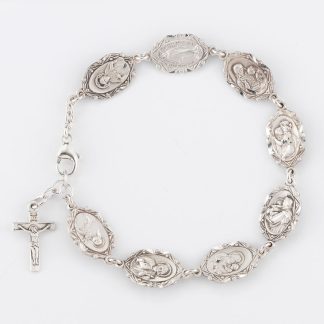 Bracelet with Patron Saint Medals