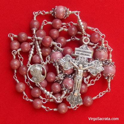 Sterling silver Sacred Heart Rosary Chaplet