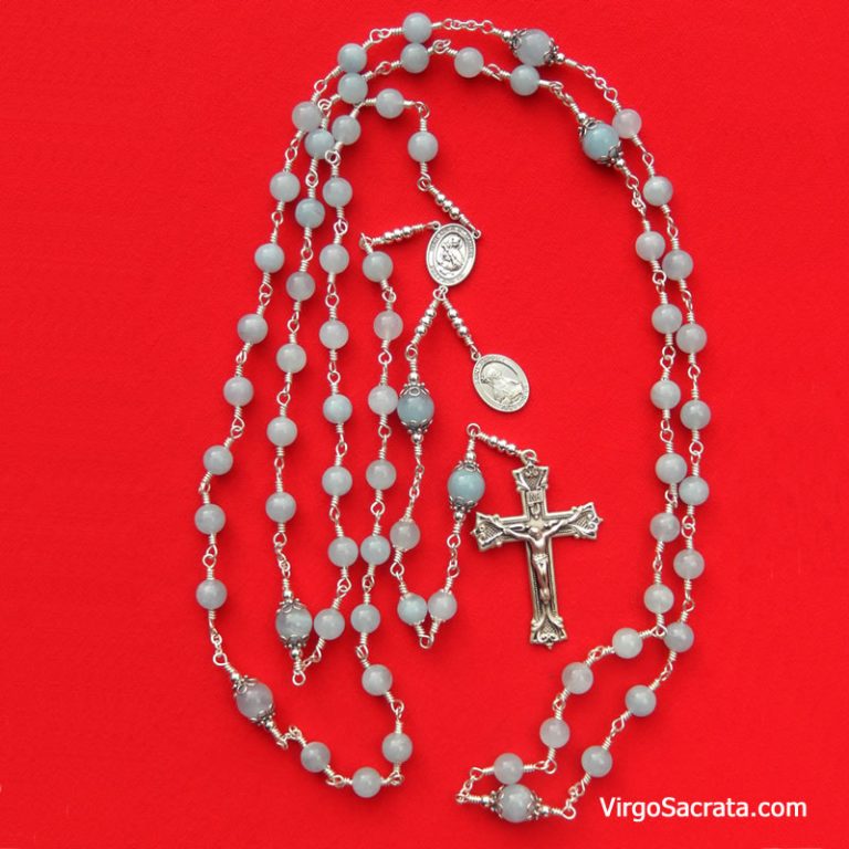 Six-Decade Brigittine Rosary in Sterling Silver ⋆ Virgo Sacrata