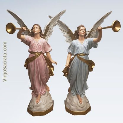 Statues of Angels with trumpets