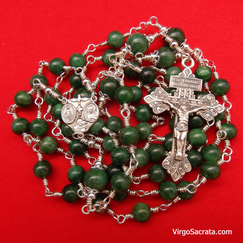 DIY Rosary Kit With Pardon Crucifix Cross Beads And Medal