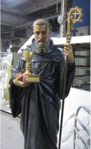 Saint Benedict Statue