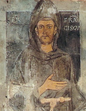 Saint Francis of Assisi, founder of the Order of Friars Minor